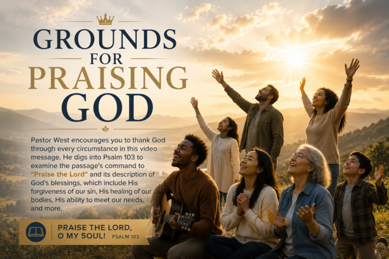 People praise God outdoors.